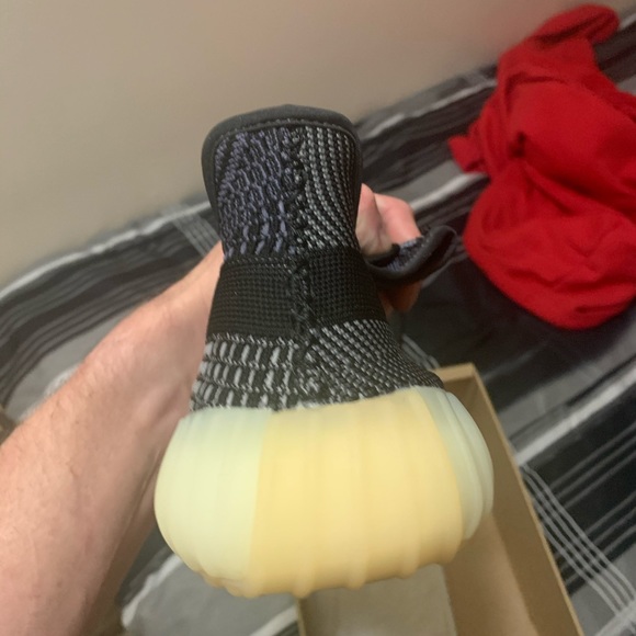 Yeezy 350 V2 Boost Carbon FZ5000 - Picture 5 of 5